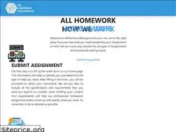Sites similar to allhomeworkassignments.com