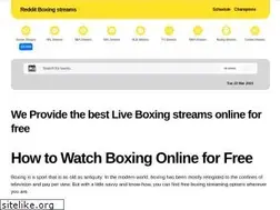 Sites similar to boxingstreams.cc