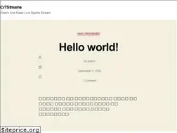 Sites similar to cr7streams.club