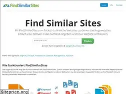 Sites similar to findsimilarsites.de