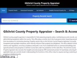 gilchristcountypropertyappraiser.org