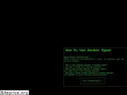 Sites similar to hackertyper.com