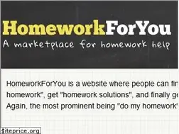 Sites similar to homeworkforyou.com