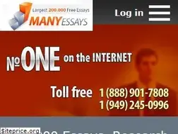 Sites similar to manyessays.com