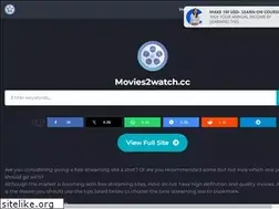 Sites similar to movies2watch.cc