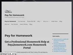 Sites similar to pay4homework.com