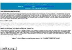 Sites similar to projectfreetv.stream