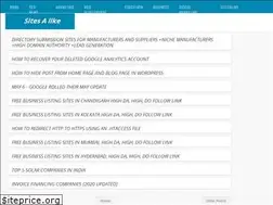 Sites similar to sitesalike.blogspot.com