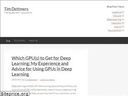 Sites similar to timdettmers.com