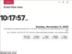 time.is