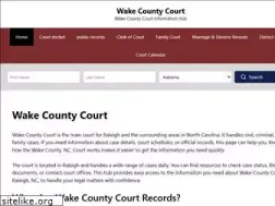 wakecountycourts.org