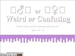 Sites similar to weirdorconfusing.com